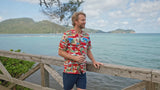 Santas Hawaiian Vacation Christmas Shirt — Men's Cotton Shirts — RJC