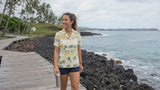 Polynesian Island Women's Hawaiian Camp Shirt