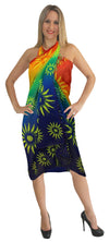 Rainbow Sheer Sunburst Full Size Terivoile Sarong