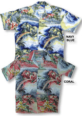 Rainbow Water Falls Men's Vintage Shirt