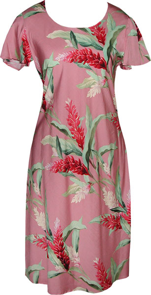 Red Ginger A Line Cap Sleeve Dress