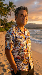 U.S. Route 66 Men's Shirt — Men's Cotton Shirts — Pacific Legend (view 7)