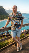 Route 66 Travel States Men's Shirt — Men's Cotton Shirts — Pacific Legend