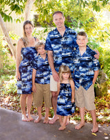 Night Time Surf Smocked Tube Dress — Women's Sun Dresses — MauiShirts (view 5)