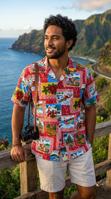 Santa Yesterday & Today Men's Christmas Shirt