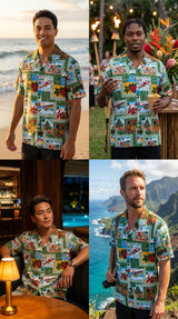 Santa Yesterday & Today Men's Christmas Shirt