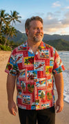 Santa Yesterday & Today Men's Christmas Shirt