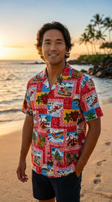 Santa Yesterday & Today Men's Christmas Shirt