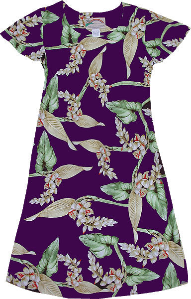 Shell Ginger A Line Cap Sleeve Dress