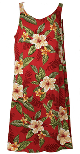 Leilani Hibiscus A-Line Dress