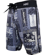 21" Silver Channel HIC 8 way stretch board shorts