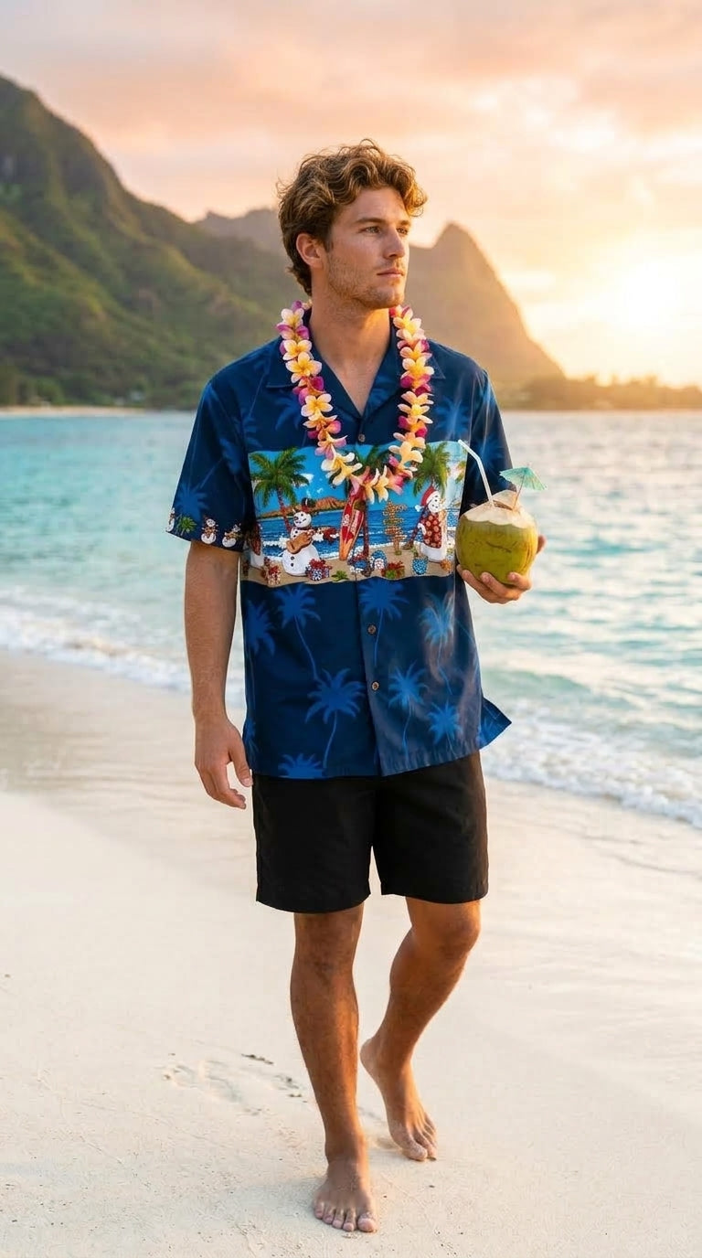 Snowmen Beach Party Christmas Shirt