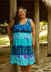 Rainbow Star Fish Racerback Tier Dress