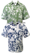 Star Pareau Men's Hawaiian Reverse Print Shirt