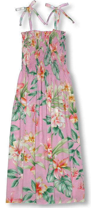 Summer Flourish Smocked Tube Dress