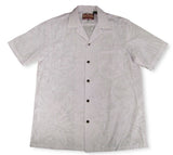 Summer Breeze Men's White White Aloha Shirt