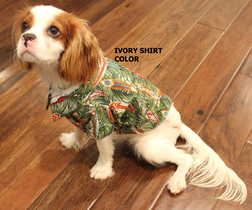 Surfboards Design Collection Dog Shirt