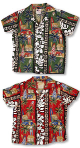 Surfboard Woodie Boy's Shirt
