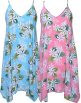 Tahiti Tiare Women's Scarf Hem Dress