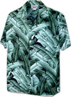 Thick as Leaves Mens Cotton aloha shirt