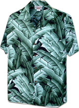 Thick as Leaves Mens Cotton aloha shirt