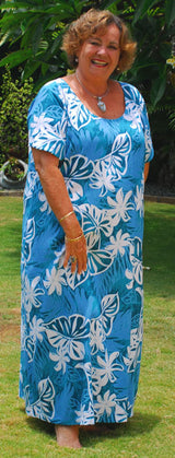 Tiare Monstera Dress with Pockets