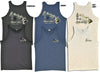 Tiki Hawaiian Islands Map Tank Top