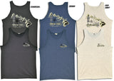 Tiki Hawaiian Islands Map Tank Top