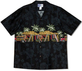Tiki Surf Shop chest band shirt