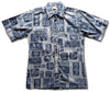 Tiki Tonal Men's Reverse Print Cotton Shirt