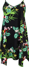 Delicate Orchid V-Neck Drawstring Scarf Dress
