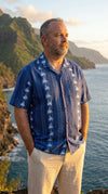 Palm Tree Panel Men's Shirt — Men's Cotton Shirts — Pacific Legend