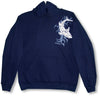 Tribal Shark Pullover Hoodie Sweatshirt
