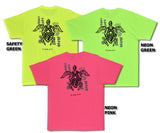 Tribal Turtle Neon Colors T-Shirt