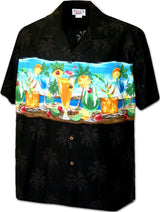Tropical Cocktails Cotton Aloha Shirt