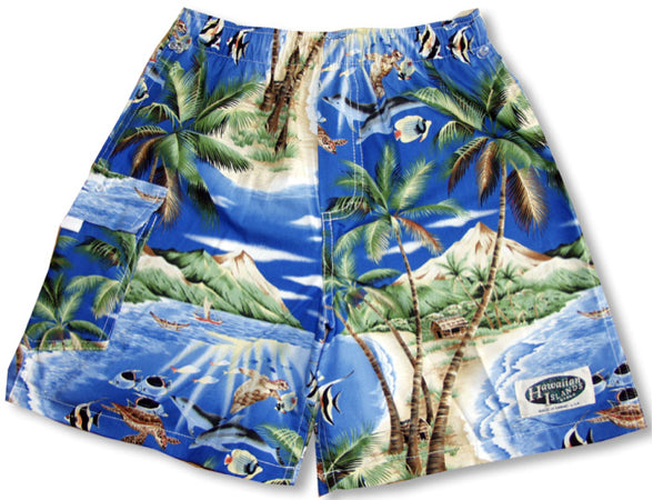 Tropical Fish men's & boy's cargo shorts