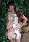 Tropical Garden Girl's Key Hole Short Tank