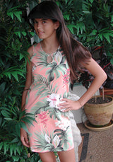 Tropical Garden Girl's Key Hole Short Tank