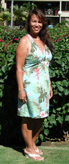 Tropical Garden Empire Criss Cross Halter
