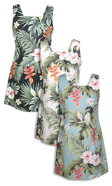 Tropical Garden Petite Women's A-Line Dress
