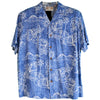 Tropical Island Outlines Aloha Shirt