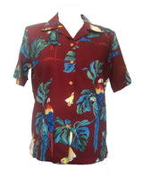 Tropical Parrots women's rayon XS