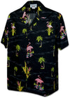 Tropical Pink Flamingo Men's Shirt