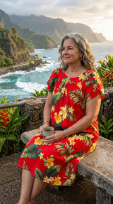 RJC Women's Tropical Summer Muumuu Dress