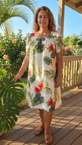 RJC Women's Tropical Summer Muumuu Dress