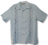Men's Billiard Ball Embroidery Tuck Front Panel