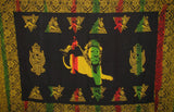 Lion of Judah Rasta Tie Dye Sarong Swimsuit Cover-Up