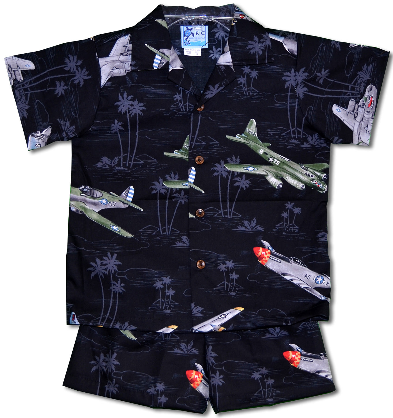 USA Airplanes Boy's 2pc