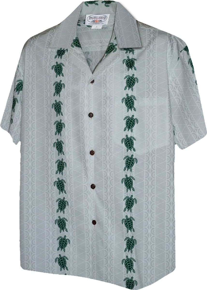 Vertical Turtles Panel Men's Shirt