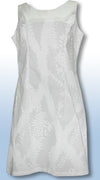 White Fern Lei Short Tank Dress